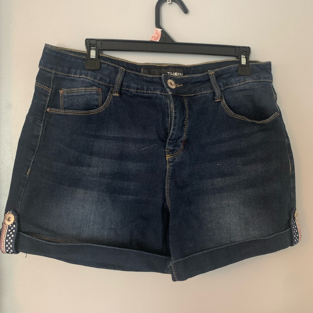 Thor Dark Blue Jean Shorts